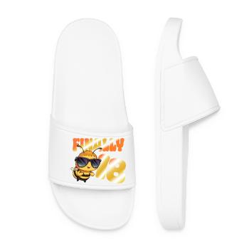 Finally 18 - Women’s Pool Sliders - white - Front