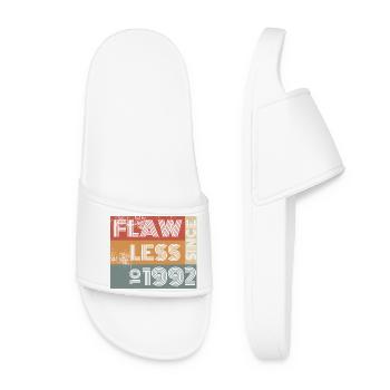 33. Anniversaire Sans défaut depuis 10/1992 - Claquettes Femme - blanc - Devant