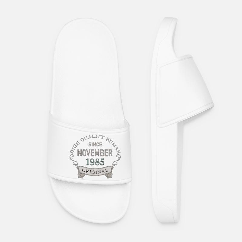 Since_November_1985 - Women’s Pool Sliders - white