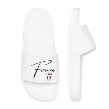 Florence, Italie, design élégant de Florence - Claquettes Femme - blanc - Devant
