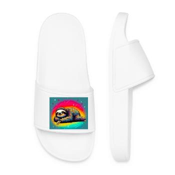 sloth - Women’s Pool Sliders - white - Front