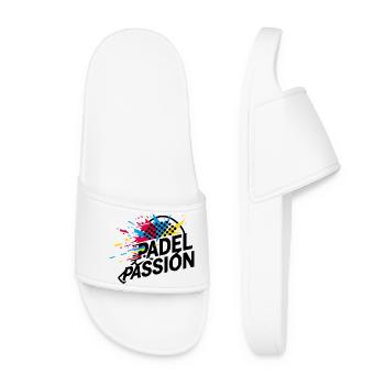 Padel Passion - Women’s Pool Sliders - white - Front