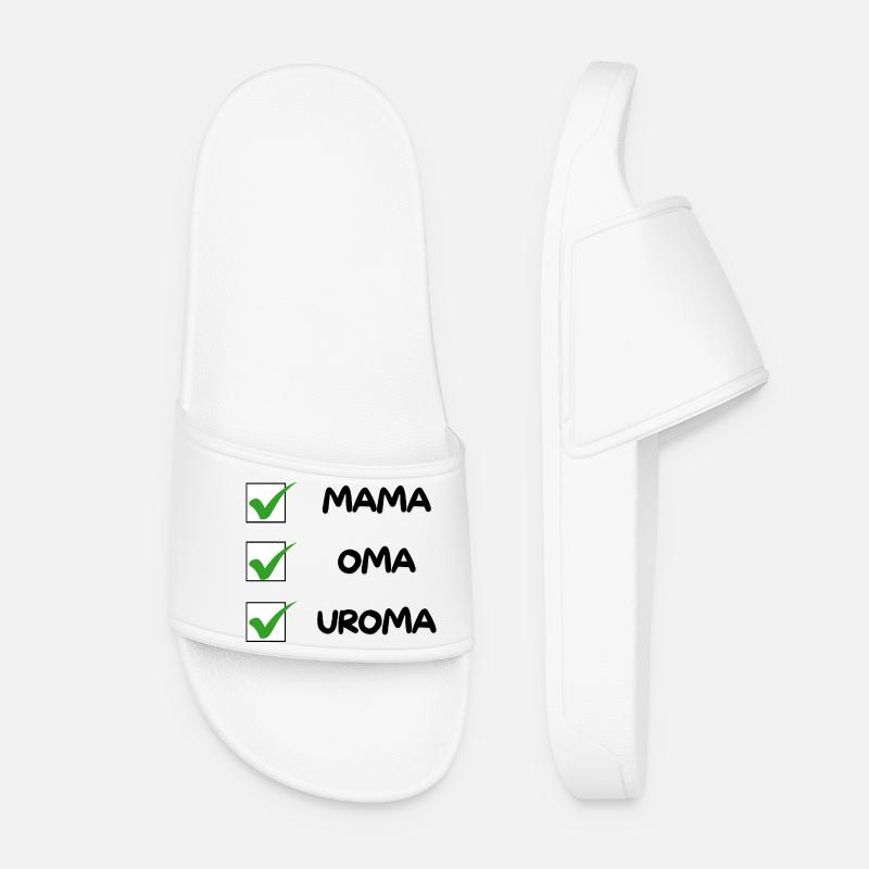 UROMA Checkliste - Frauen Badelatschen - Weiß