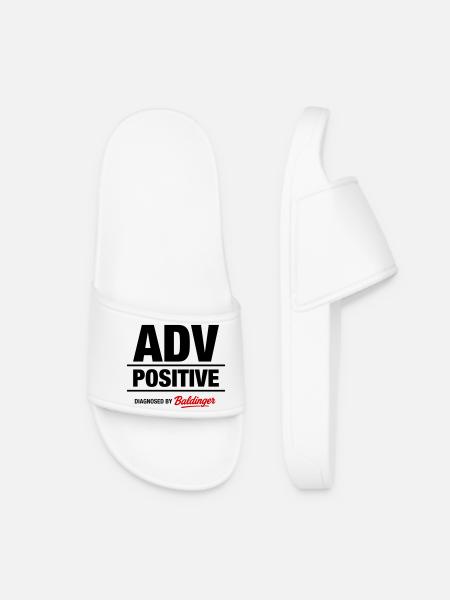 ADV positif - Claquettes Femme - blanc