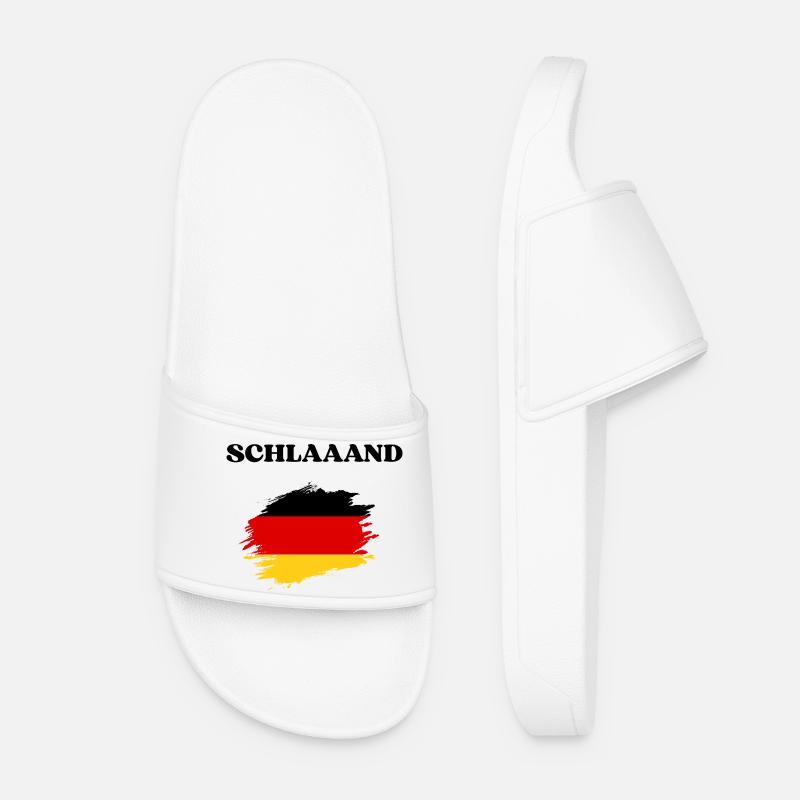 SCHLAAAND - Frauen Badelatschen - Weiß
