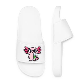 Kleines Labwesen mit Flügeln axolotl - Frauen Badelatschen - Weiß - Vorne