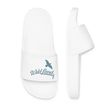 Wild Land Freedom Design de voyage en plein air - Claquettes Femme - blanc - Devant