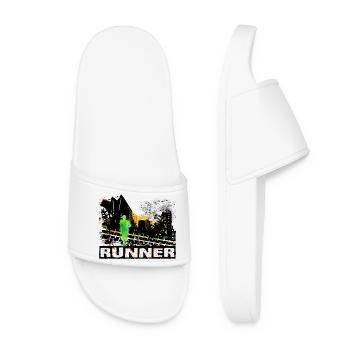Runner - Women’s Pool Sliders - white - Front