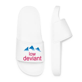 Low Deviant - Women’s Pool Sliders - white - Front