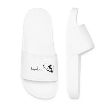 Planche de surf Surfer Surf Heartbeat - Claquettes Femme - blanc - Devant