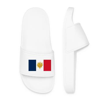 Show off your colors – France - Women’s Pool Sliders - white - Front