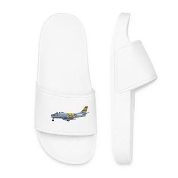 F-86 Sabre - Women’s Pool Sliders - white - Front