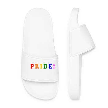 Pride - Women’s Pool Sliders - white - Front