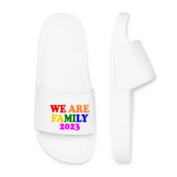 We are family 2023 - Claquettes Femme - blanc - Devant