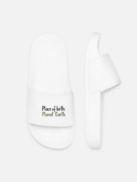 Place of birth: Planet Earth - Claquettes Femme - blanc
