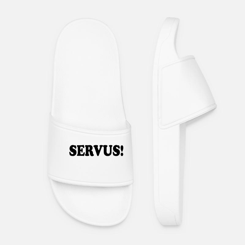 Servus - Frauen Badelatschen - Weiß