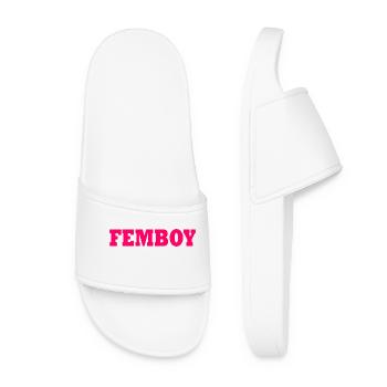 Femboy - Frauen Badelatschen - Weiß - Vorne