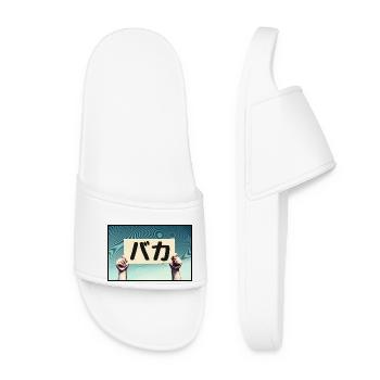 Sign - Baka! - Women’s Pool Sliders - white - Front