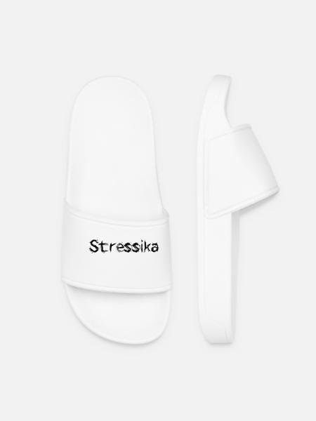 Stressika - Women’s Pool Sliders - white