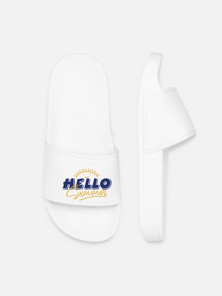 Hello summer - Women’s Pool Sliders - white