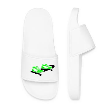 Skateboard - Claquettes Femme - blanc - Devant