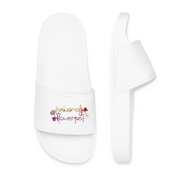 flowerpot - Women’s Pool Sliders - white - Front