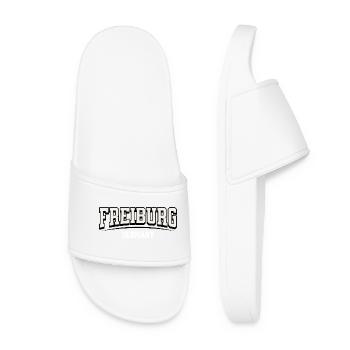 Freiburg Germany Vintage Uni-Look - Women’s Pool Sliders - white - Front