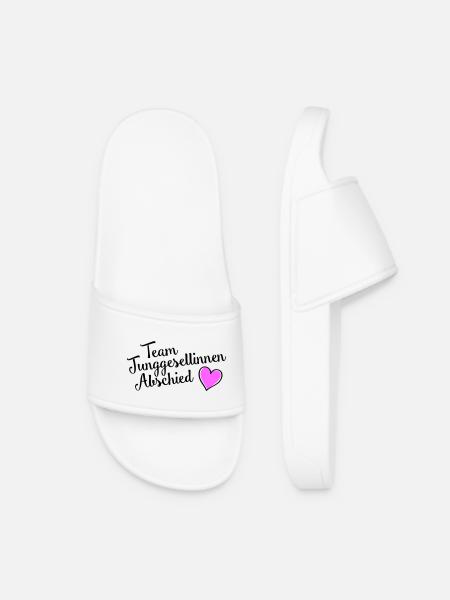 Hen Party Team - Women’s Pool Sliders - white