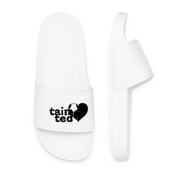 Amour souillé inspiré par le Soft C - Claquettes Femme - blanc - Devant