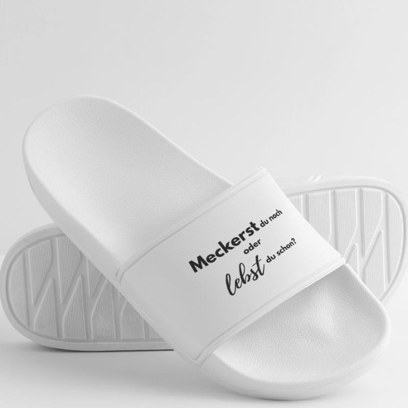 Meckerst du noch oder lebst du schon? Frauen Badelatschen