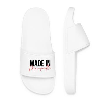 Made in Marseille - Claquettes Femme - blanc - Devant