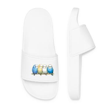 Budgies - Women’s Pool Sliders - white - Front