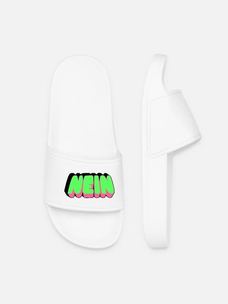 NO - no desire - Women’s Pool Sliders - white