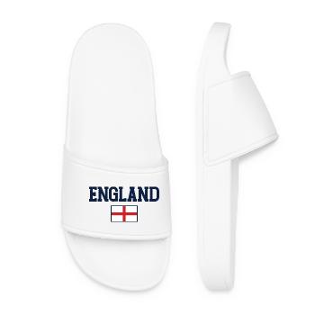 England Flag Identity Tee - Women’s Pool Sliders - white - Front
