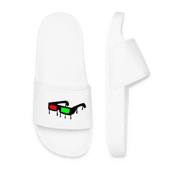 3d_brille2 - Women’s Pool Sliders - white - Front