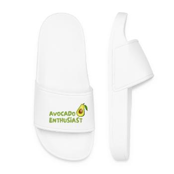 Avocado Enthusiast Design - Claquettes Femme - blanc - Devant