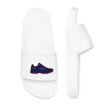 Golf Shoe Sport Graphic - Women’s Pool Sliders - white - Front