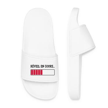 Réveil en cours... - Claquettes Femme - blanc - Devant