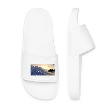 Vague de Plage Nocturne - Claquettes Femme - blanc - Devant