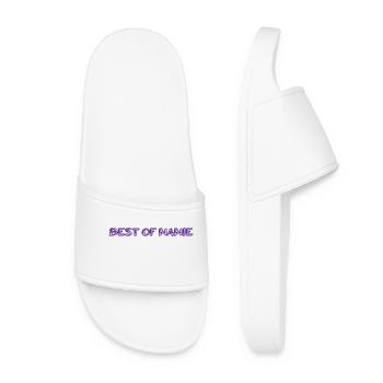 MAMIE. FÊTE DES MÈRES. BONNE FÊTE MAMIE. JE T'AIME - Claquettes Femme - blanc - Devant