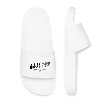 Let's Grow - Women’s Pool Sliders - white - Front
