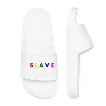 Slave - Frauen Badelatschen - Weiß - Vorne