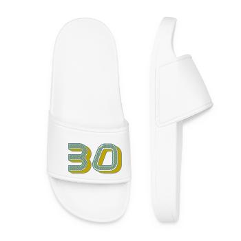 30 - Women’s Pool Sliders - white - Front