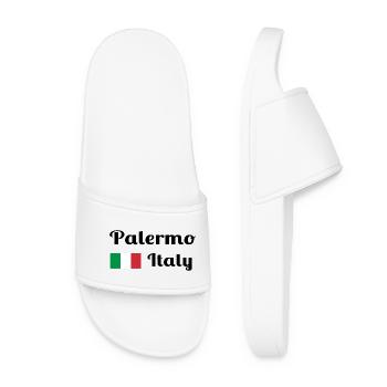 Palermo, Italien - Stilvolle Drucke - Frauen Badelatschen - Weiß - Vorne