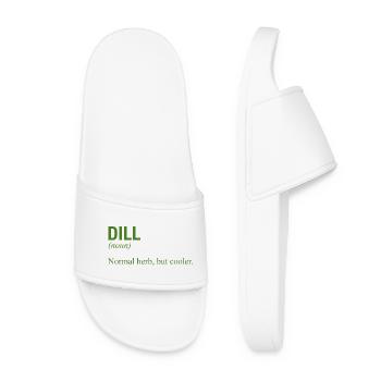 DILL - Women’s Pool Sliders - white - Front