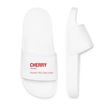 CHERRY Kirsche - Women’s Pool Sliders - white - Front