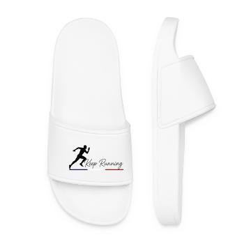 Weiterlaufen Silhouette Sporty Flag France V1 - Frauen Badelatschen - Weiß - Vorne