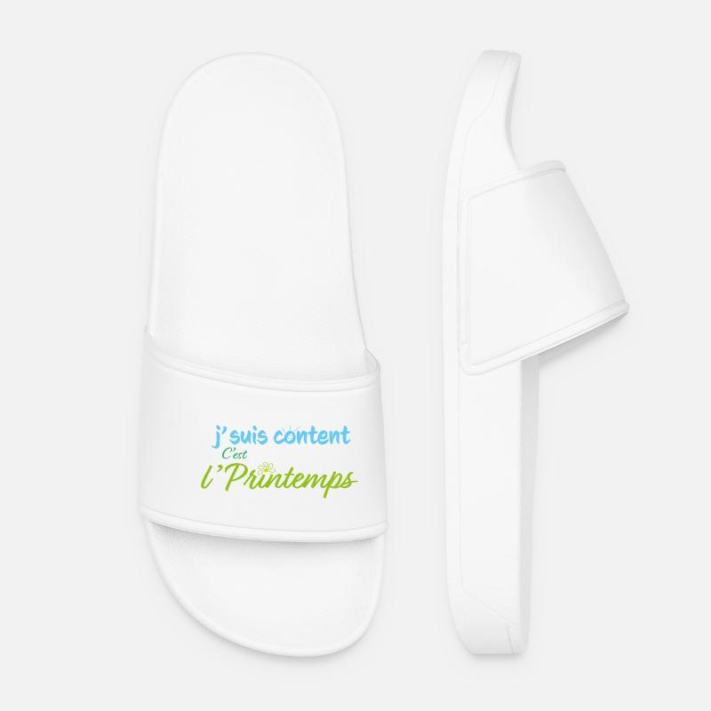 It's spring - Women’s Pool Sliders - white