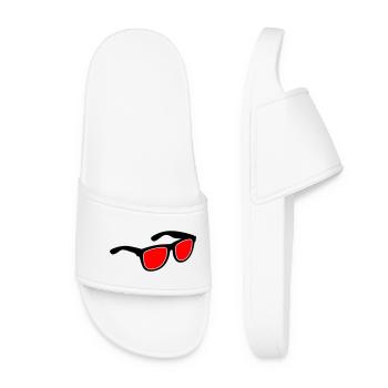 Lunettes de soleil - Claquettes Femme - blanc - Devant