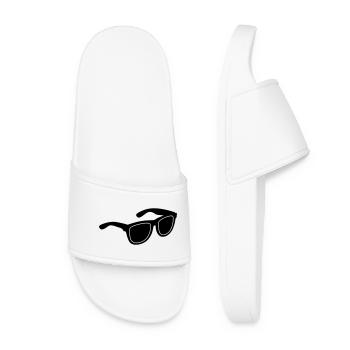 Lunettes de soleil - Claquettes Femme - blanc - Devant
